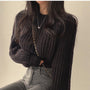 Selina - Trendiger Rundhals Pullover perfekt für den Winter