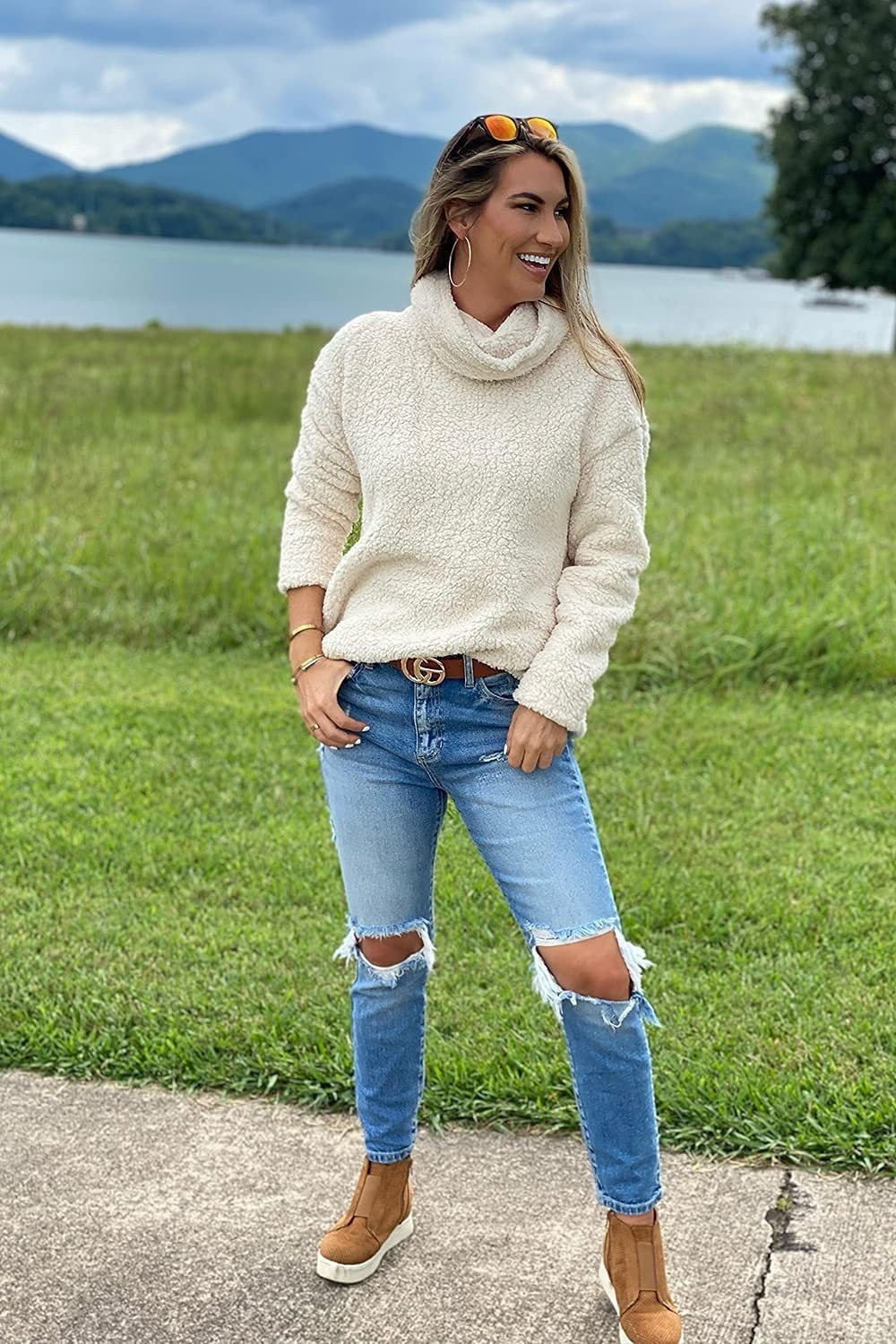 COSI - Bequemer Rollkragenpullover Schick für kalte Tage