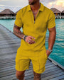 ROMEO - Stylisches Sommer Outfit Men (Polo + Short)