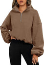 NARIE - Lässiger Langarm-Hoodie