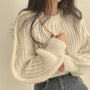 Selina - Trendiger Rundhals Pullover perfekt für den Winter