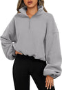 NARIE - Lässiger Langarm-Hoodie