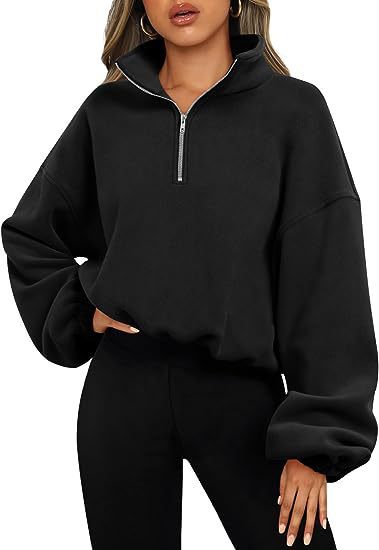 NARIE - Lässiger Langarm-Hoodie