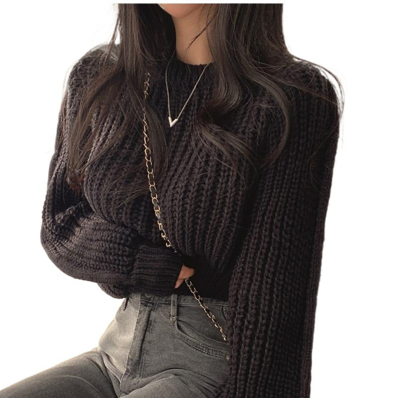 Selina - Trendiger Rundhals Pullover perfekt für den Winter