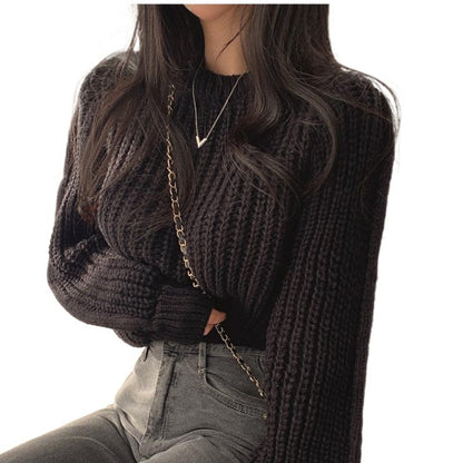 Selina - Trendiger Rundhals Pullover perfekt für den Winter