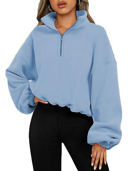NARIE - Lässiger Langarm-Hoodie