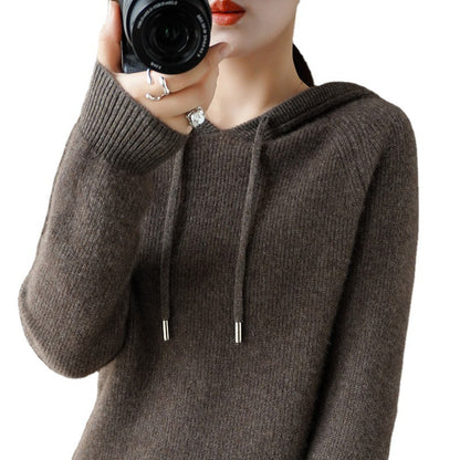 JAMILA - Bequemer Pullover aus innovativem Recycling-Kaschmir mit Kapuze